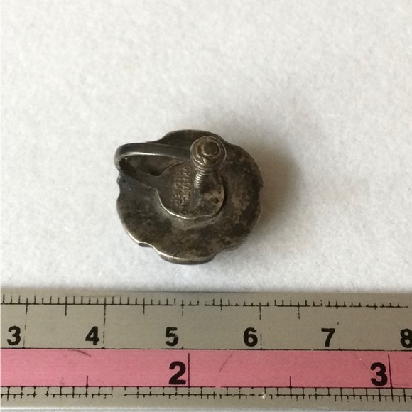 William Spratling Screw Back Earring - Stamped Spratling Silver c 6 grams - Picture 8 of 10